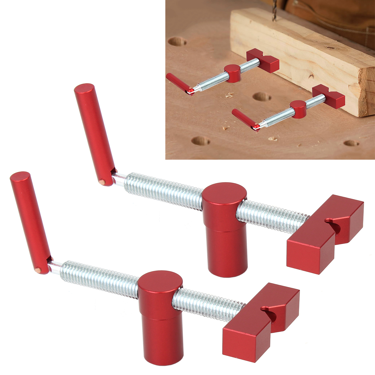 Woodworking Front Vise - Bancada para carpintaria, inserções de freio