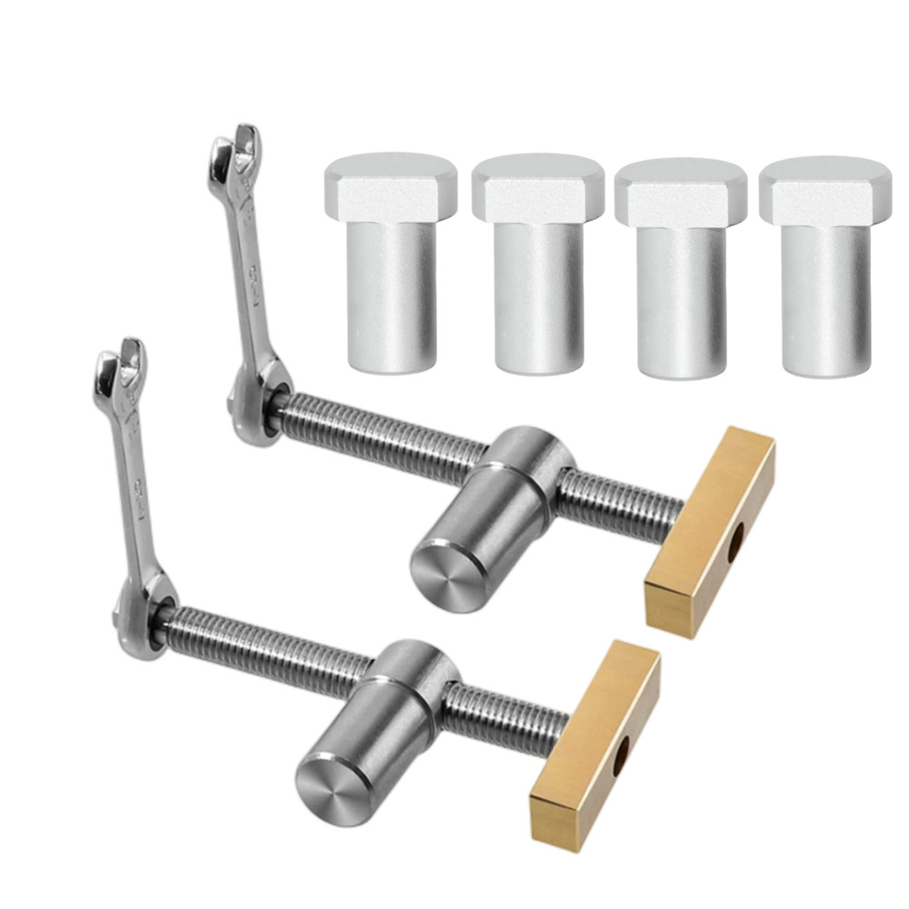Woodworking Front Vise - Bancada para carpintaria, inserções de freio