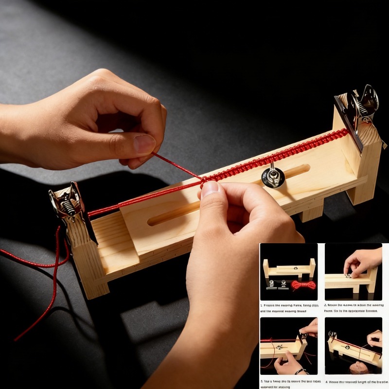 Woodworking Plan - Ferramenta de Fixação para Trançar Pulseiras
