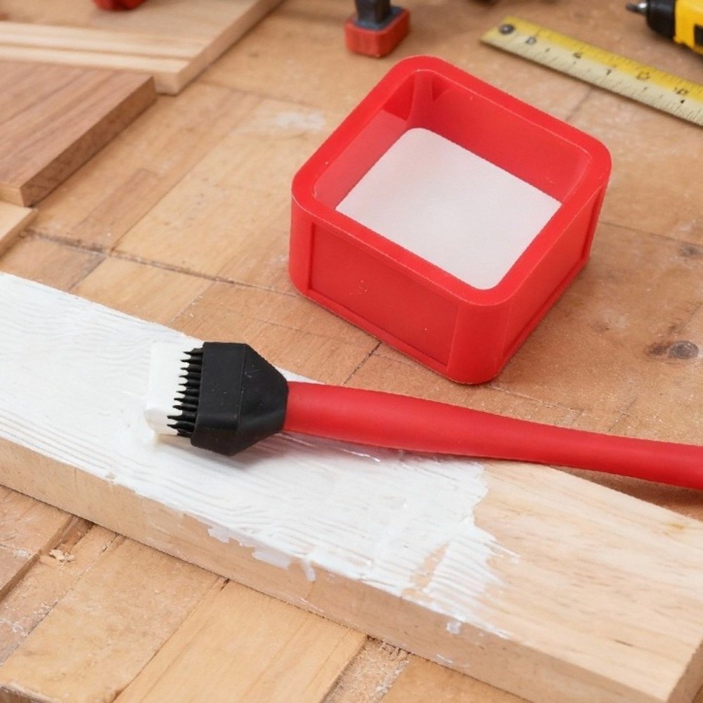 Woodworking Glue Applicator - Pincel de silicone com tampa selável,