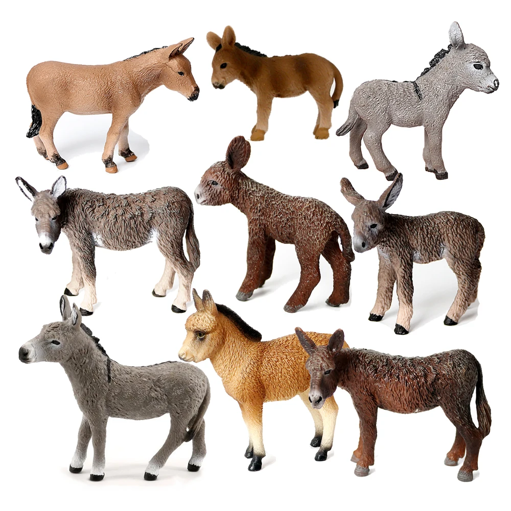 Woodworking Horse - Modelo de burro brinquedo animais figuras