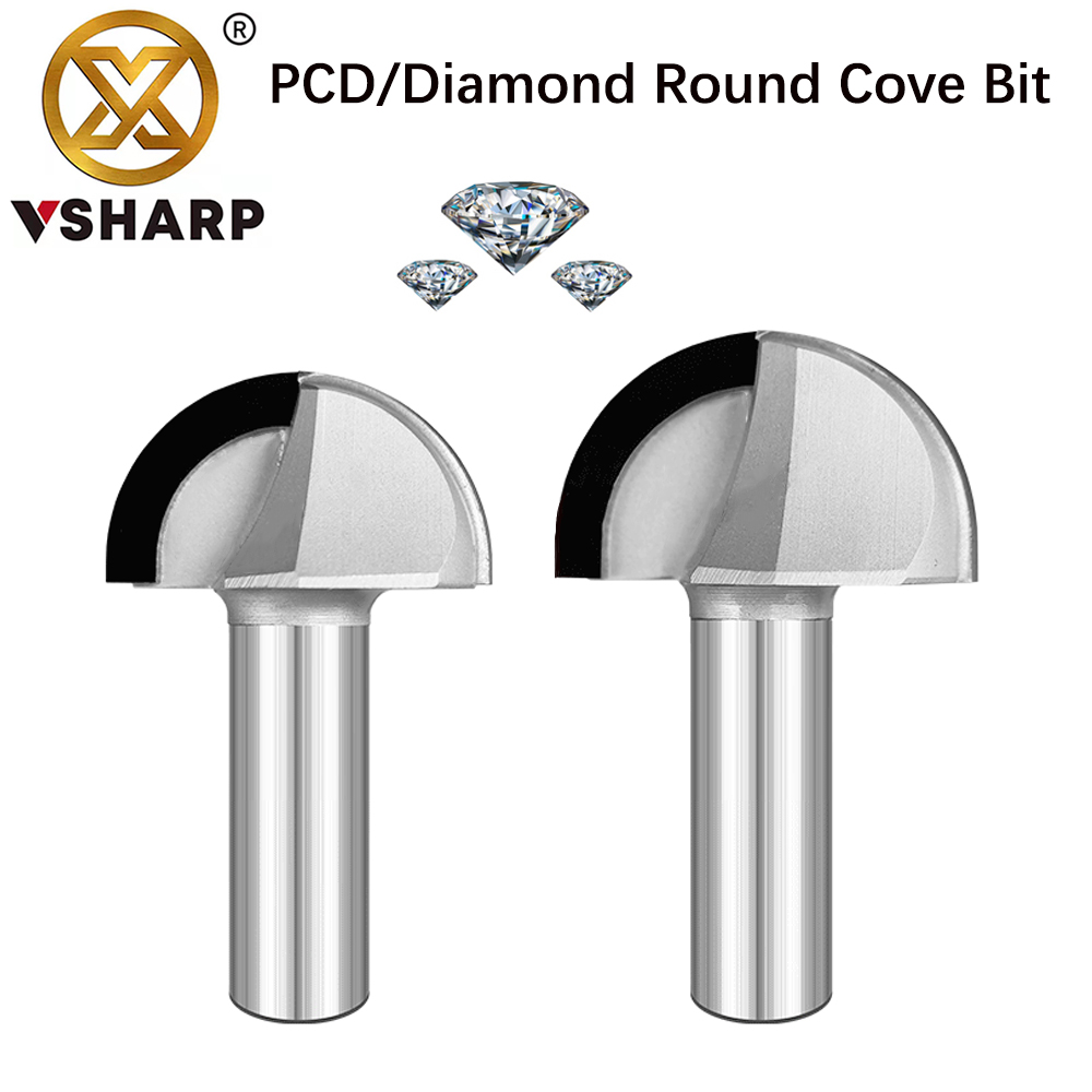 Woodworking Quotes - Vsharp-PCD Redonda Enseada Caixa Router Bit,