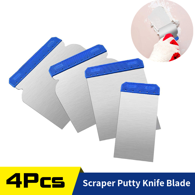 Drawknife Blade - 4 pçs/set raspador putty faca lâmina