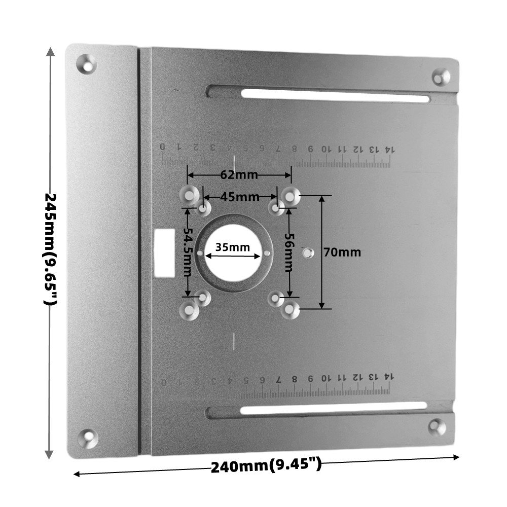 Placa de inserção de mesa de r - Woodworking Plan avaliação e preço