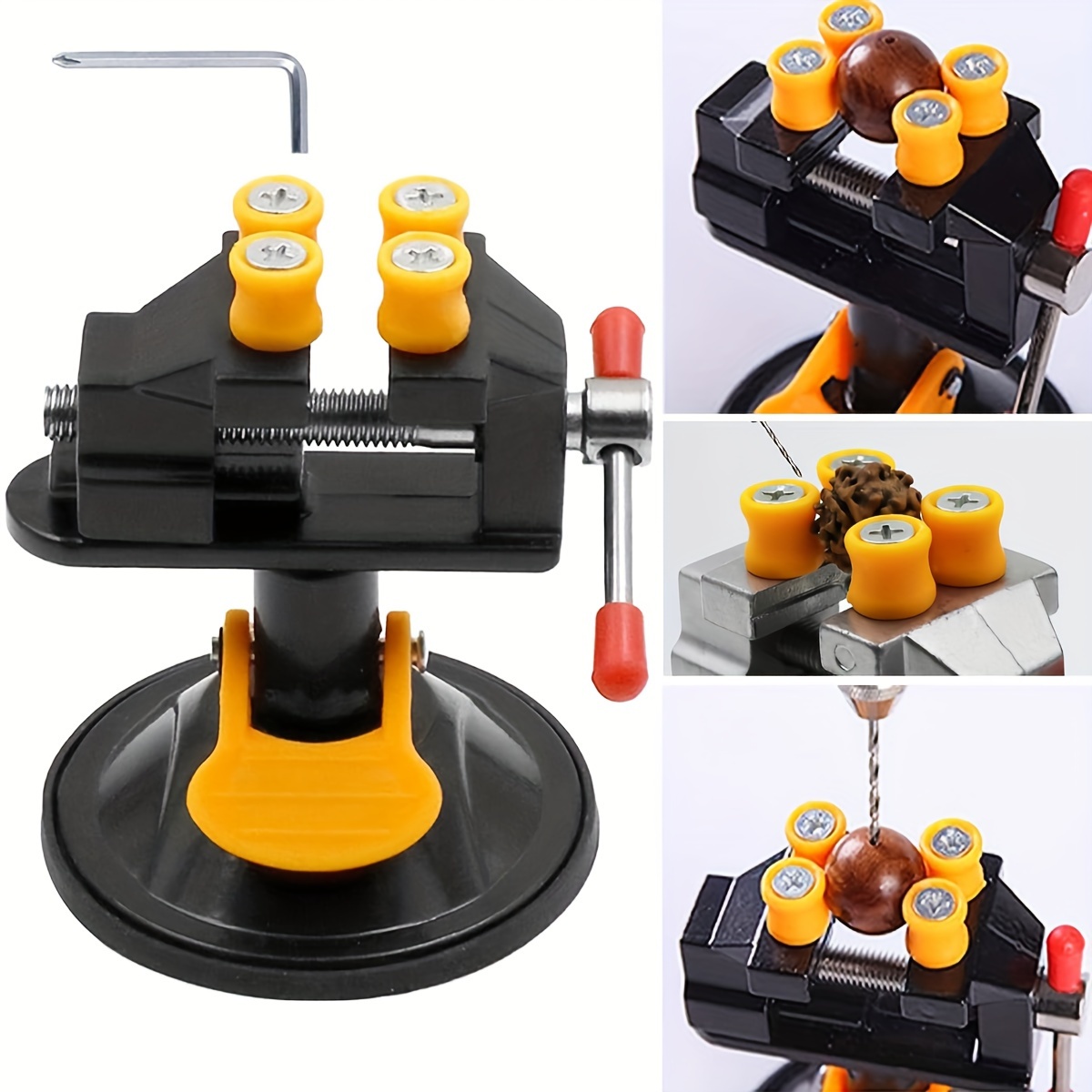 360 °   Mini Torno de Bancada  - Woodworking Front Vise avaliação e preço