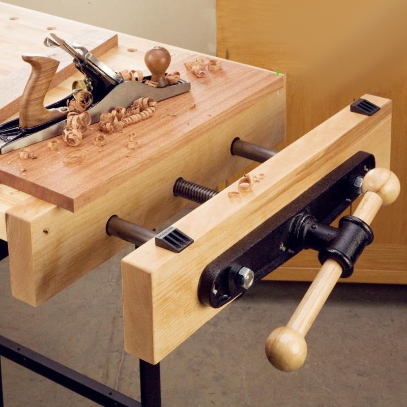 Torno frontal de liberação ráp - Woodworking Front Vise avaliação e preço