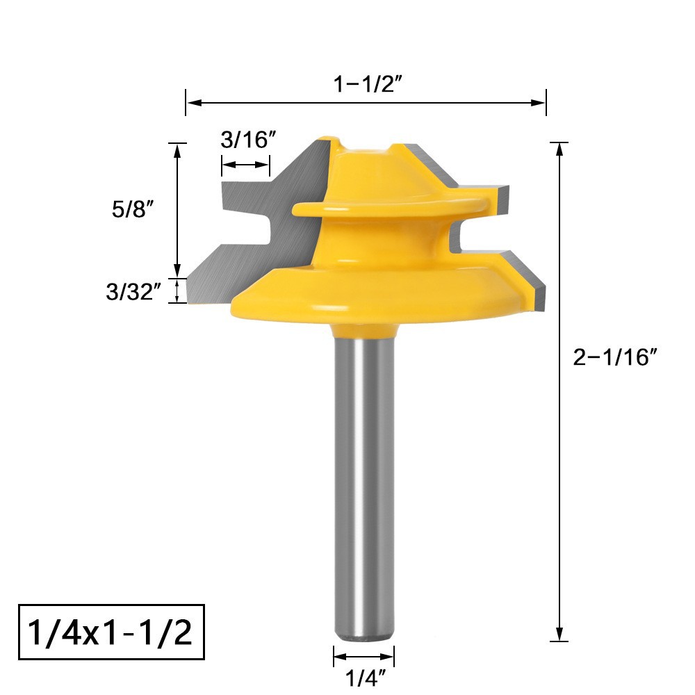 Fresa de Encaixe de 45 Graus c - Woodworking Quotes avaliação e preço