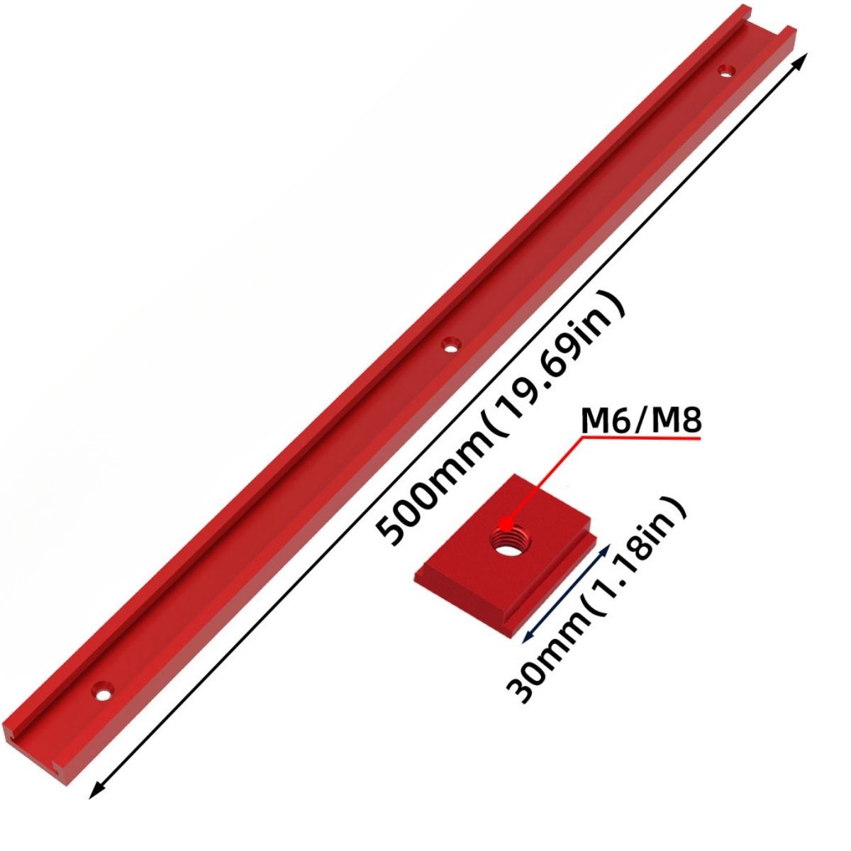 T30 track 50cm alumínio t-slid - Woodworking Plan avaliação e preço