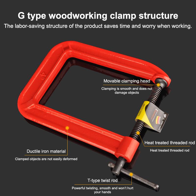 Grampo C de Alcance Profundo ( - Woodworking Industry avaliação e preço