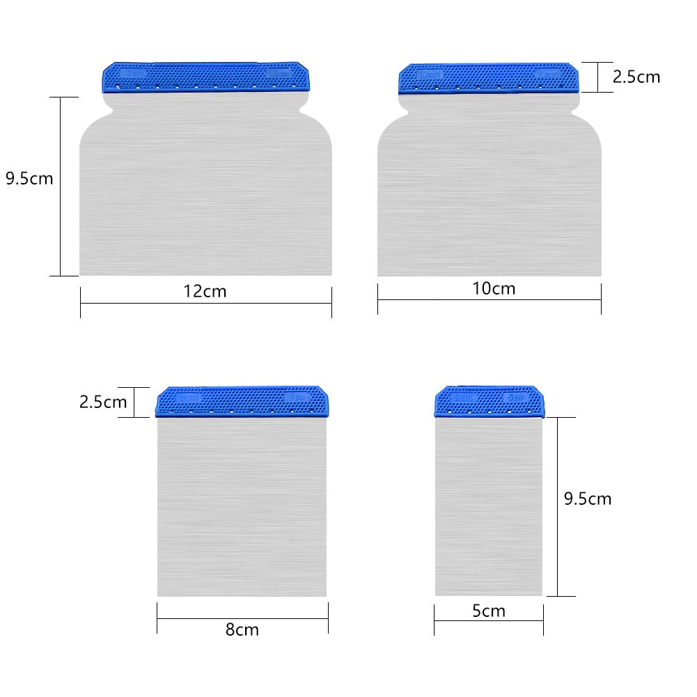 4 pçs/set raspador putty faca  - Drawknife Blade avaliação e preço