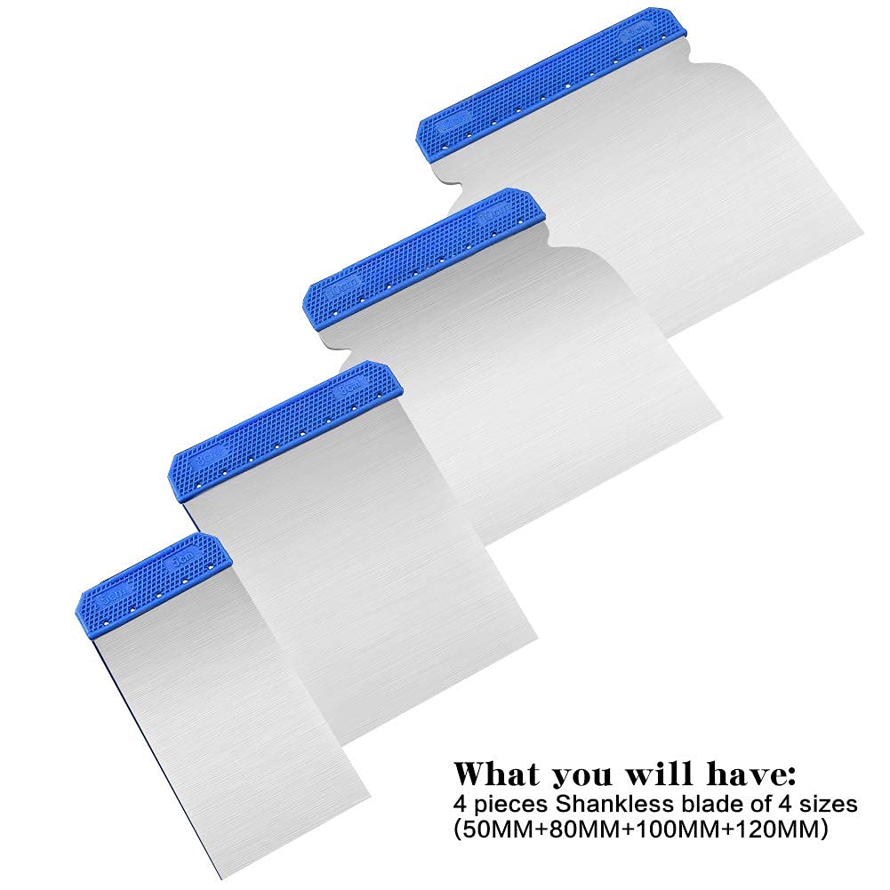 4 pçs/set raspador putty faca  - Drawknife Blade avaliação e preço